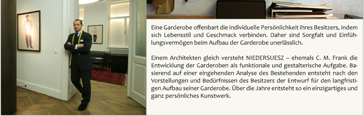 Architektur-Architekt-Garderobe-Bernhard-Niedersueß-Niedersuesz-Geschmack-Persoenlichkeit-Stil-Beduerfnisse-Kunstwerk